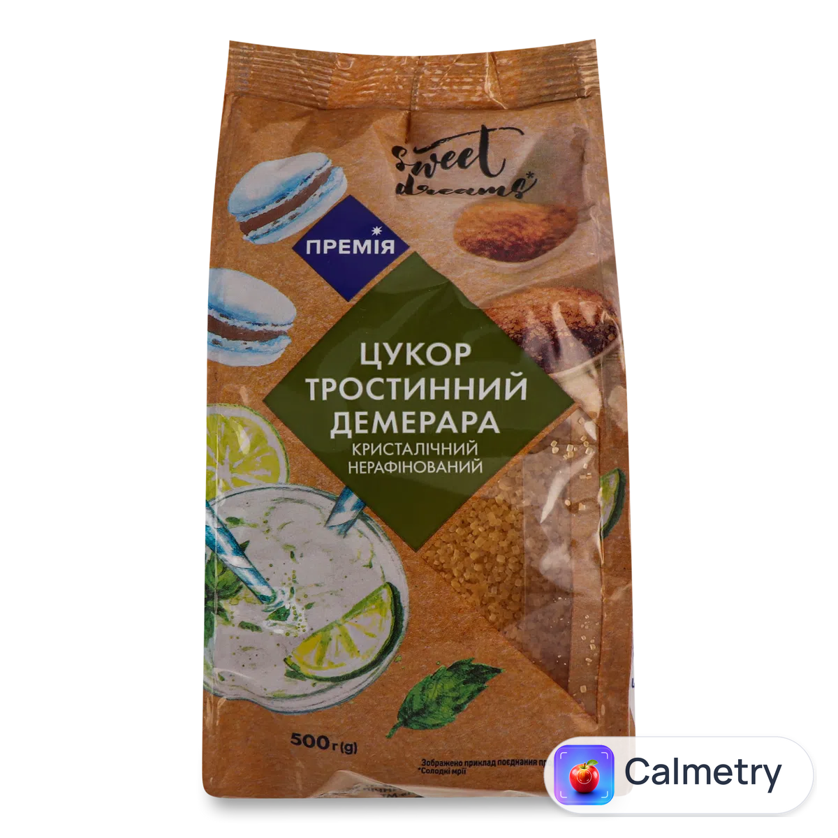 Цукор тростинний «Премія»® демерара 500г