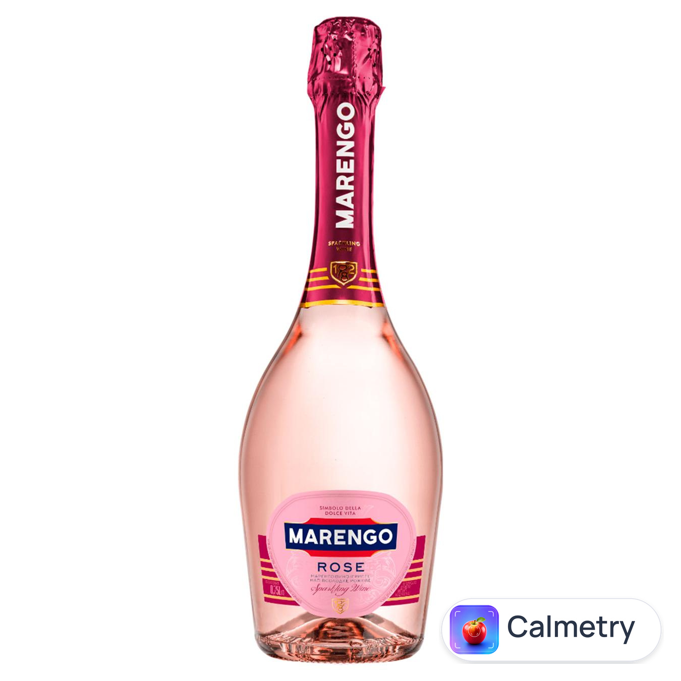 Вино ігристе Marengo Rose рожеве напівсолодке 13,5% 0,75л