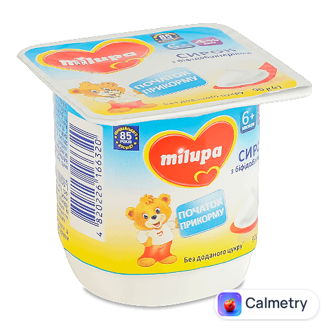Сирок Milupa «Натуральний» з біфідобактеріями 4%, 90г