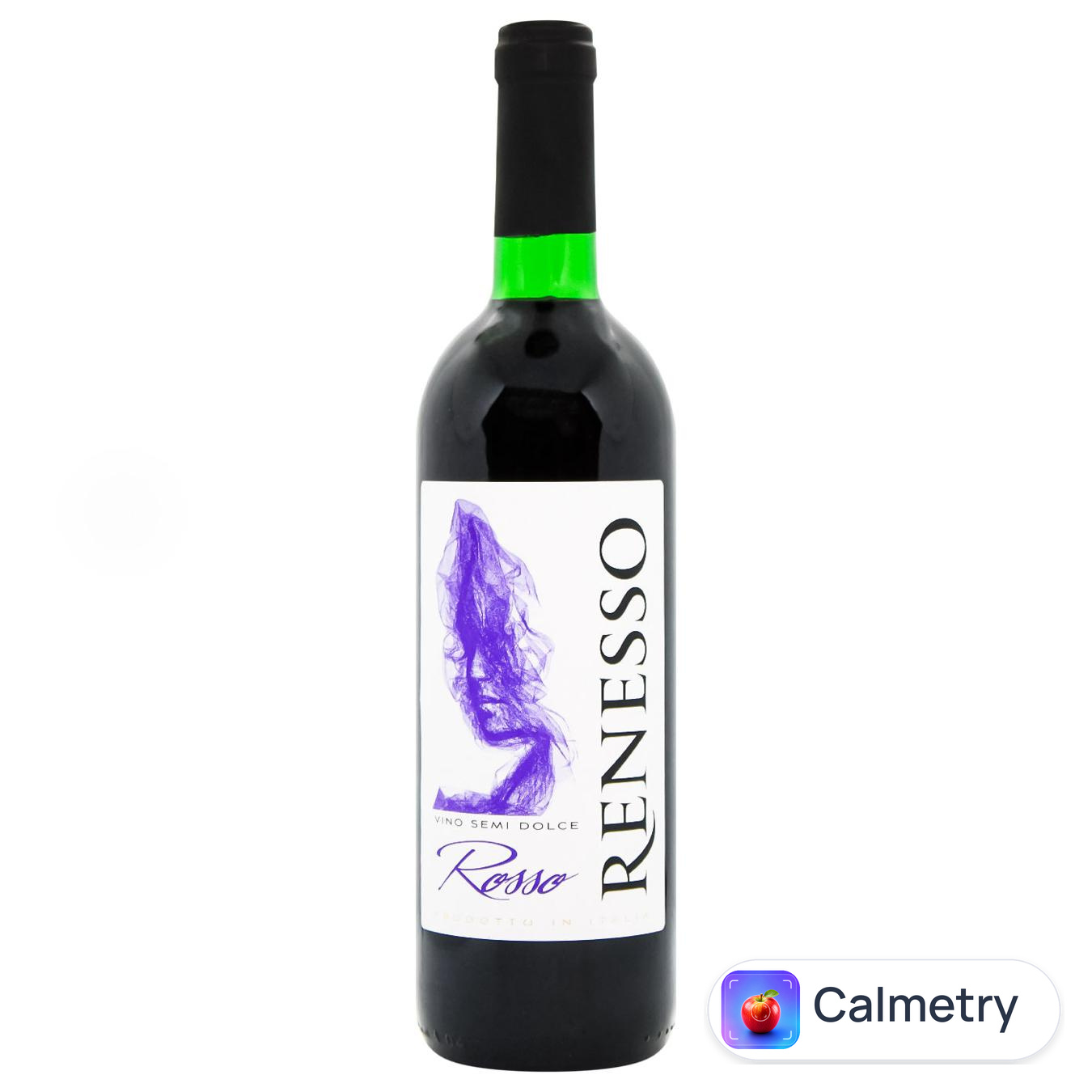 Вино Renesso Vino Rosso червоне напівсолодке 10,5% 0,75л