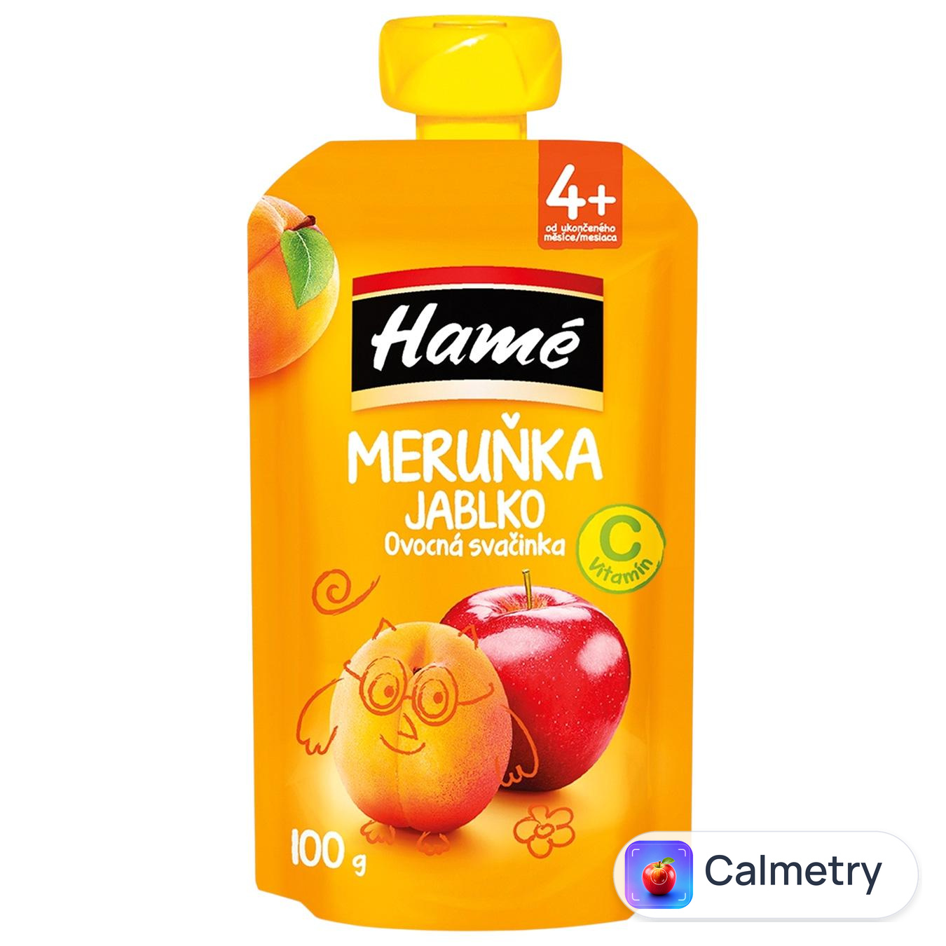 Пюре Hame яблуко-абрикос для дітей з 4 місяців 100г