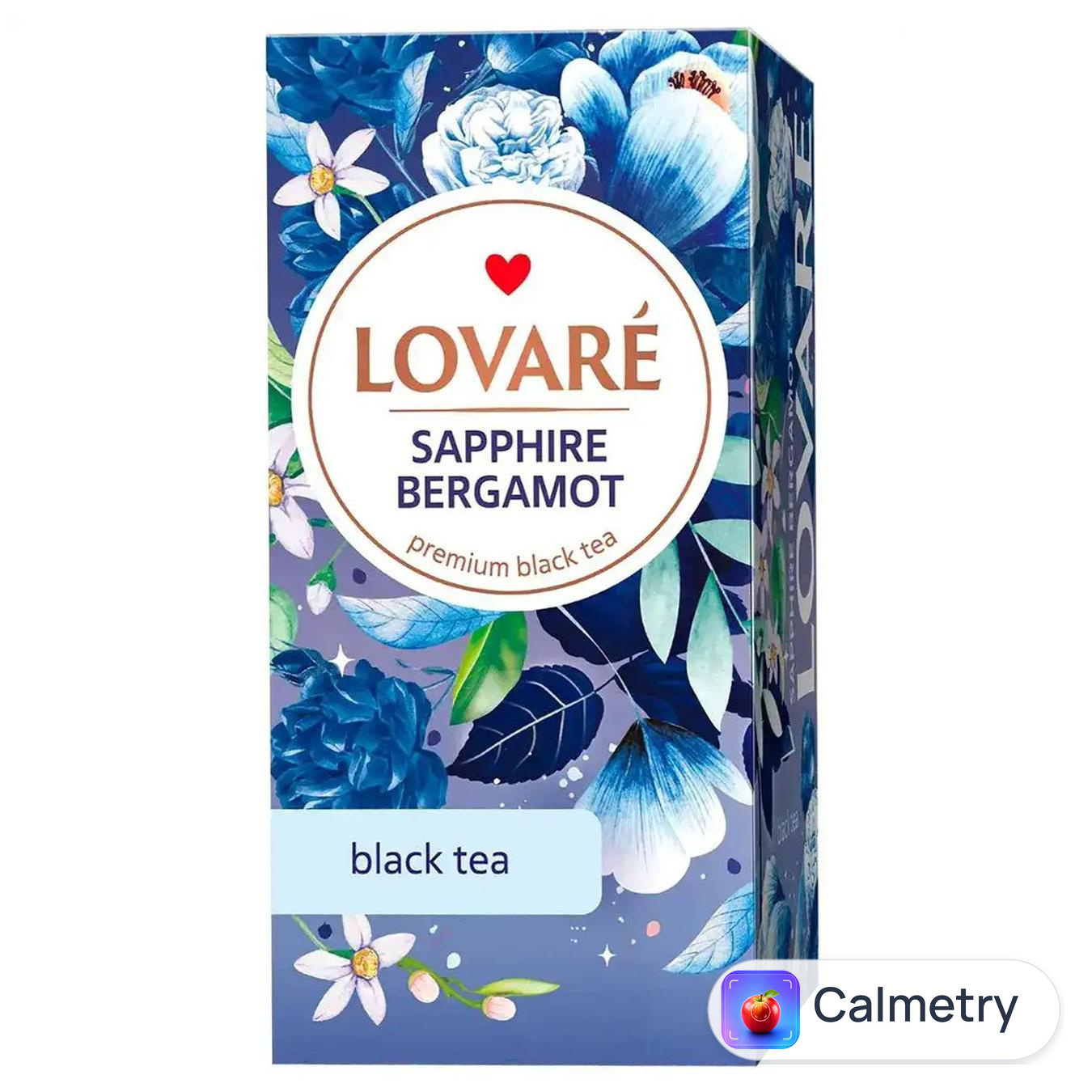 Чай чорний Lovare Sapphire Bergamot 2г*24шт