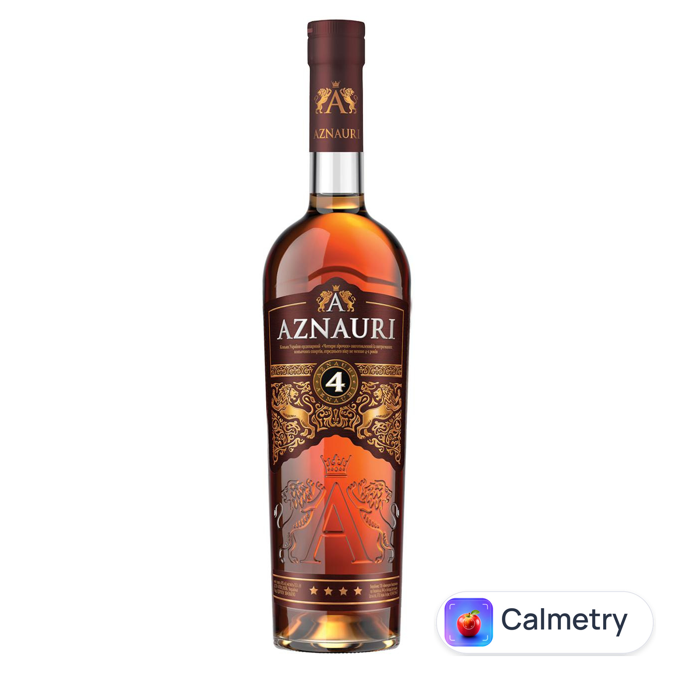 Бренді Aznauri 4 роки 40% 0,5л