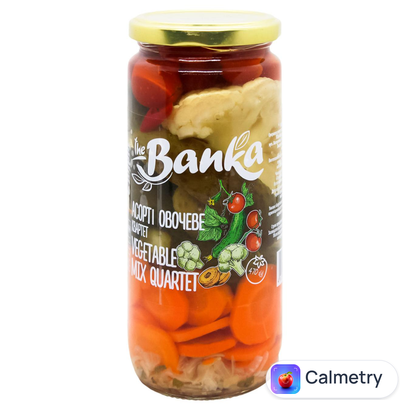 Асорті овочеве The Banka Vegetable Mix Quartet 470г — фото продукту