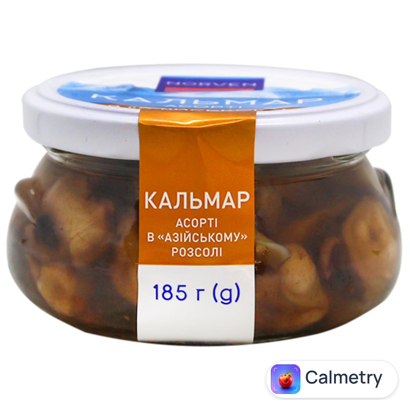 Кальмар Norven Асорті в азійському розсолі 185г