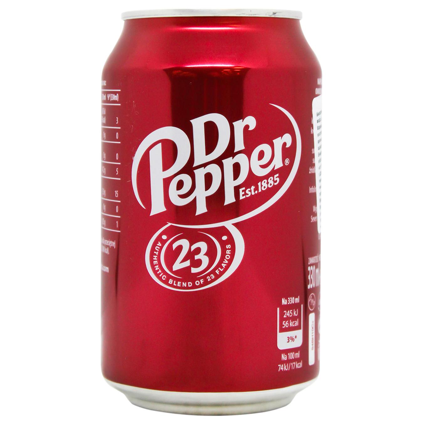 Напій газований Dr.Pepper 0,33л — фото продукту