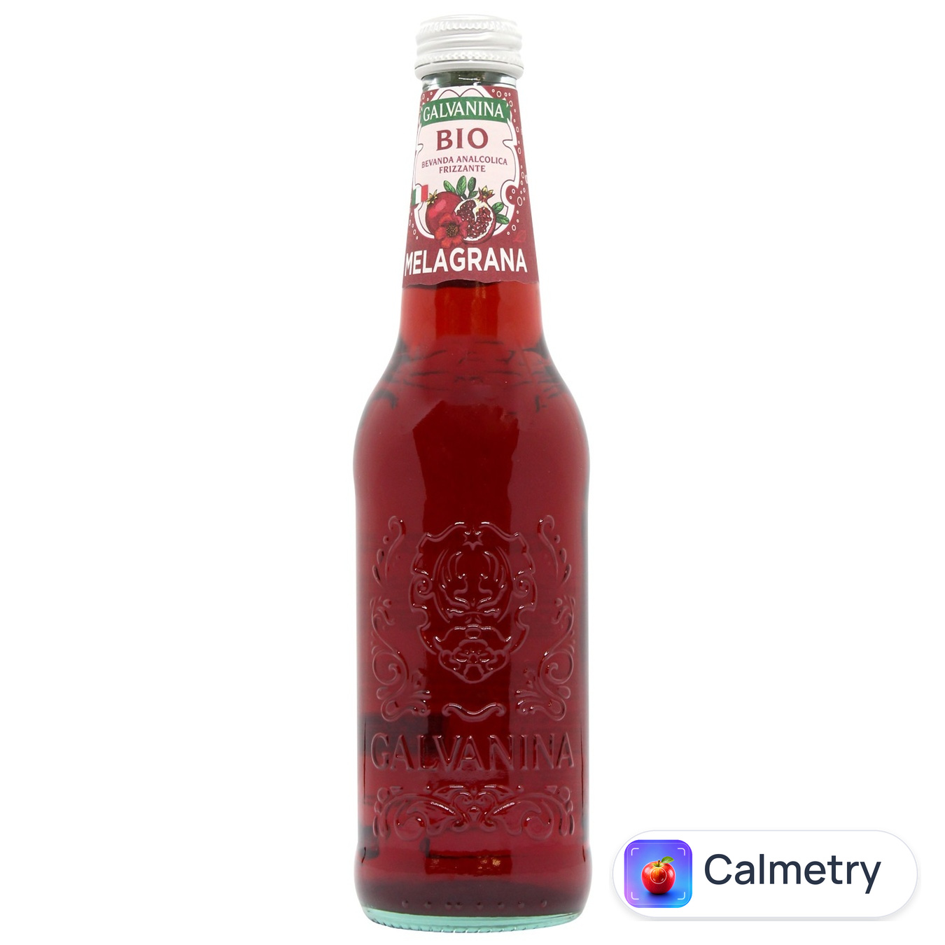 Напій газований Galvanina Organic гранат 0,355л