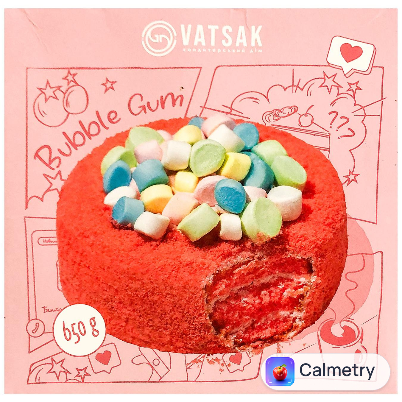 Торт Vatsak Bubble Gum 650г
