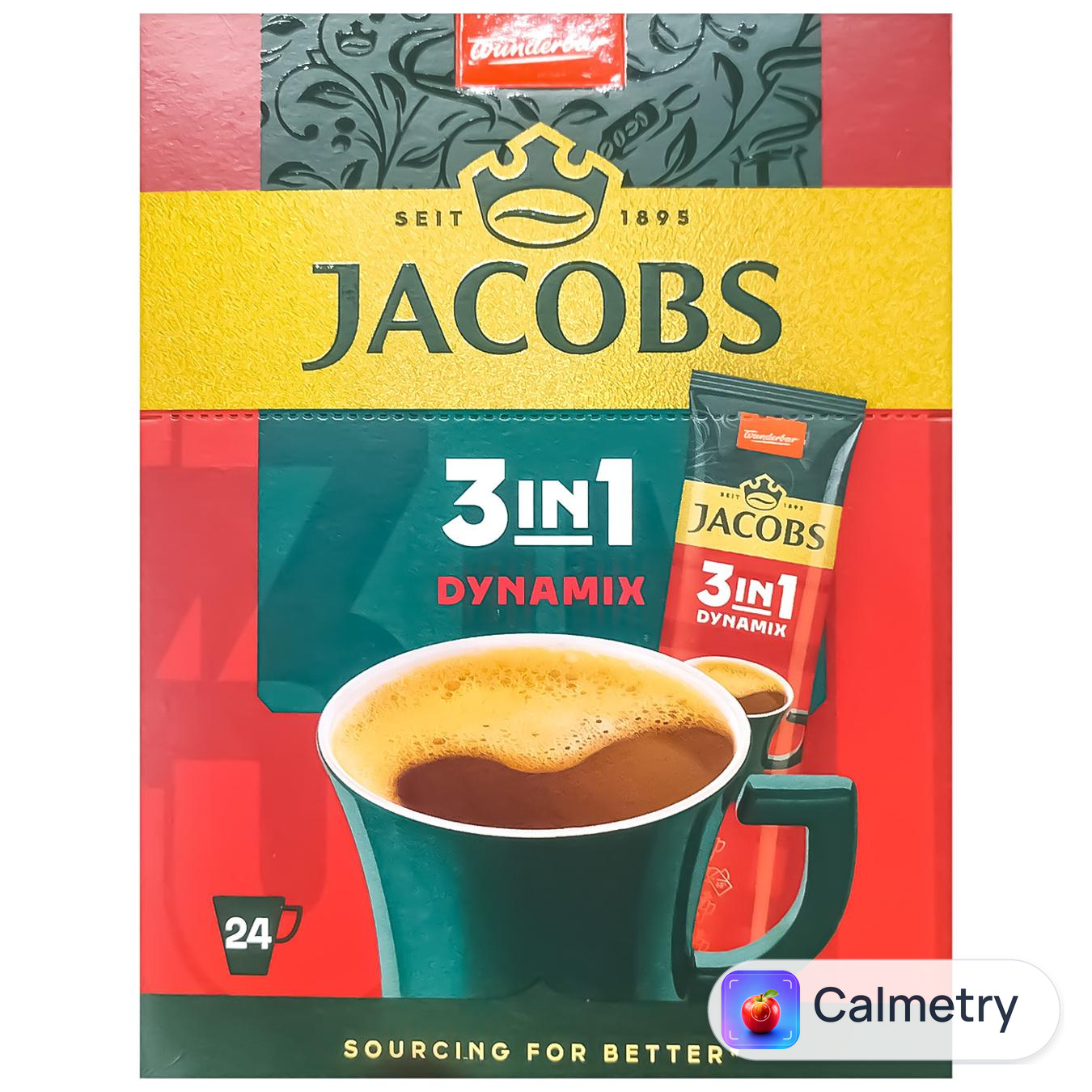 Напій кавовий Jacobs Dynamix 3в1 12,5г — фото продукту