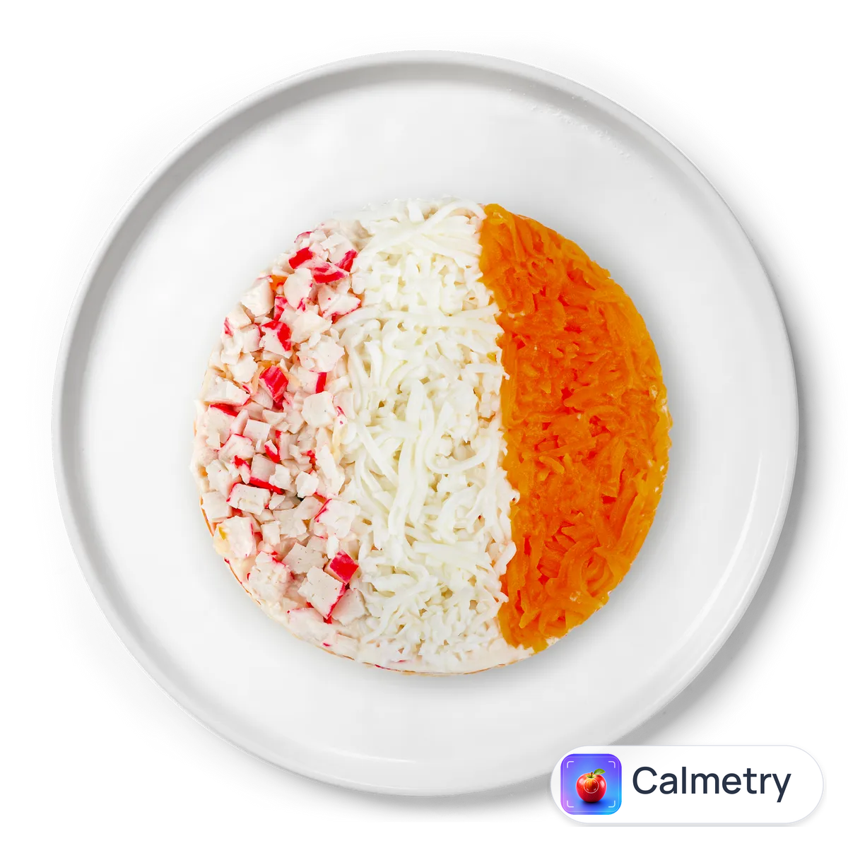 Салат з крабовими паличками та сиром