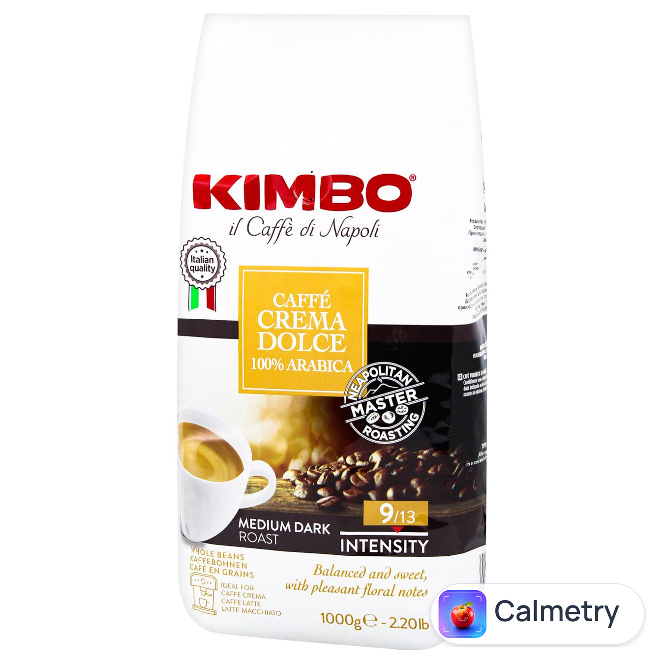 Кава в зернах Kimbo Crema Dolce 1кг