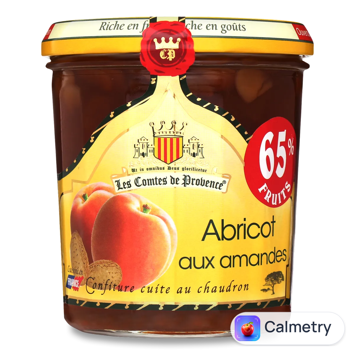 Конфітюр Les Comtes de Provence абрикос з мигдалем 340г