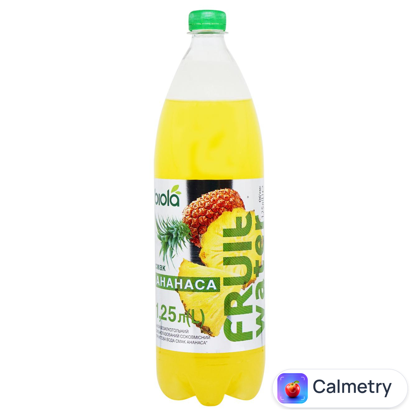 Напій газований Biola Fruit Water Ананас 1,25л — фото продукту