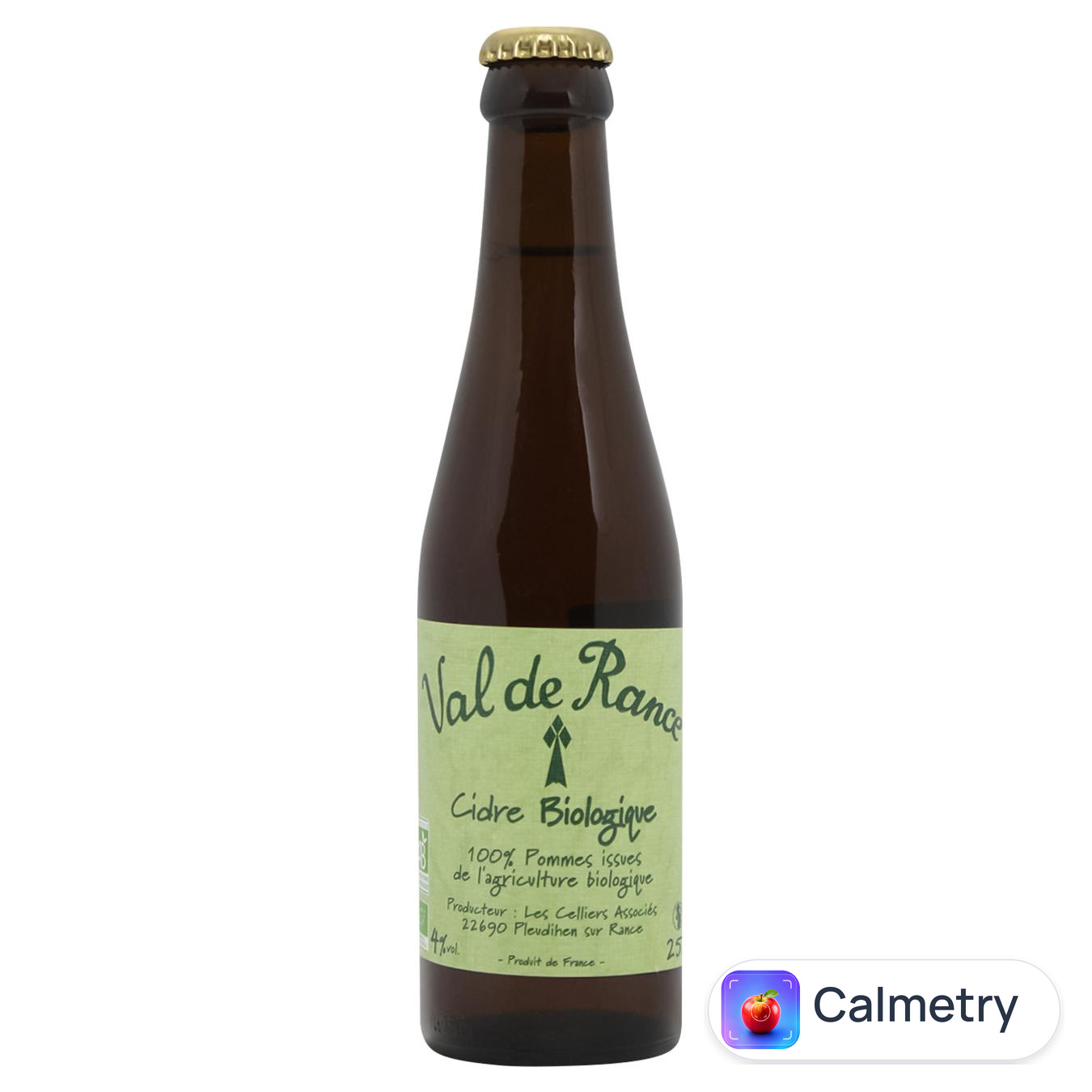 Сидр Val de Rance Cru Breton Biologique напівсолодкий 4% 250мл