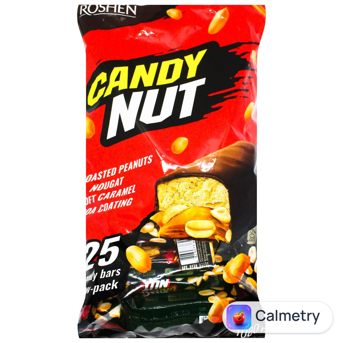 Цукерки Roshen Candy Nut м'яка карамель з арахісом 1кг