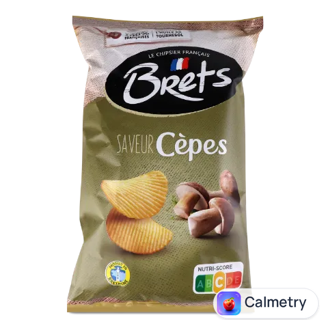 Чипси Bret's картопляні зі смаком білих грибів 125г