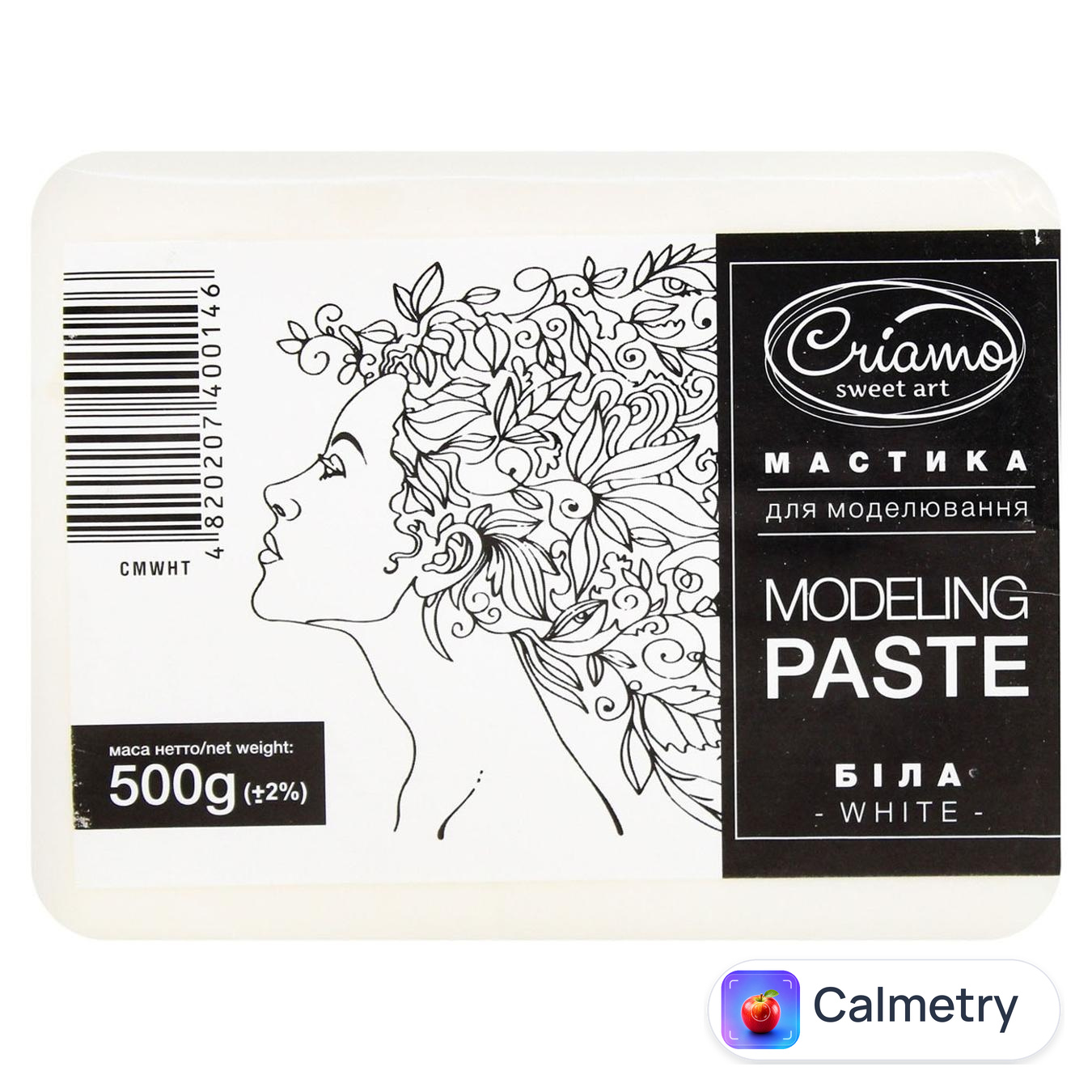 Мастика Criamo sweet art для моделювання біла 500г