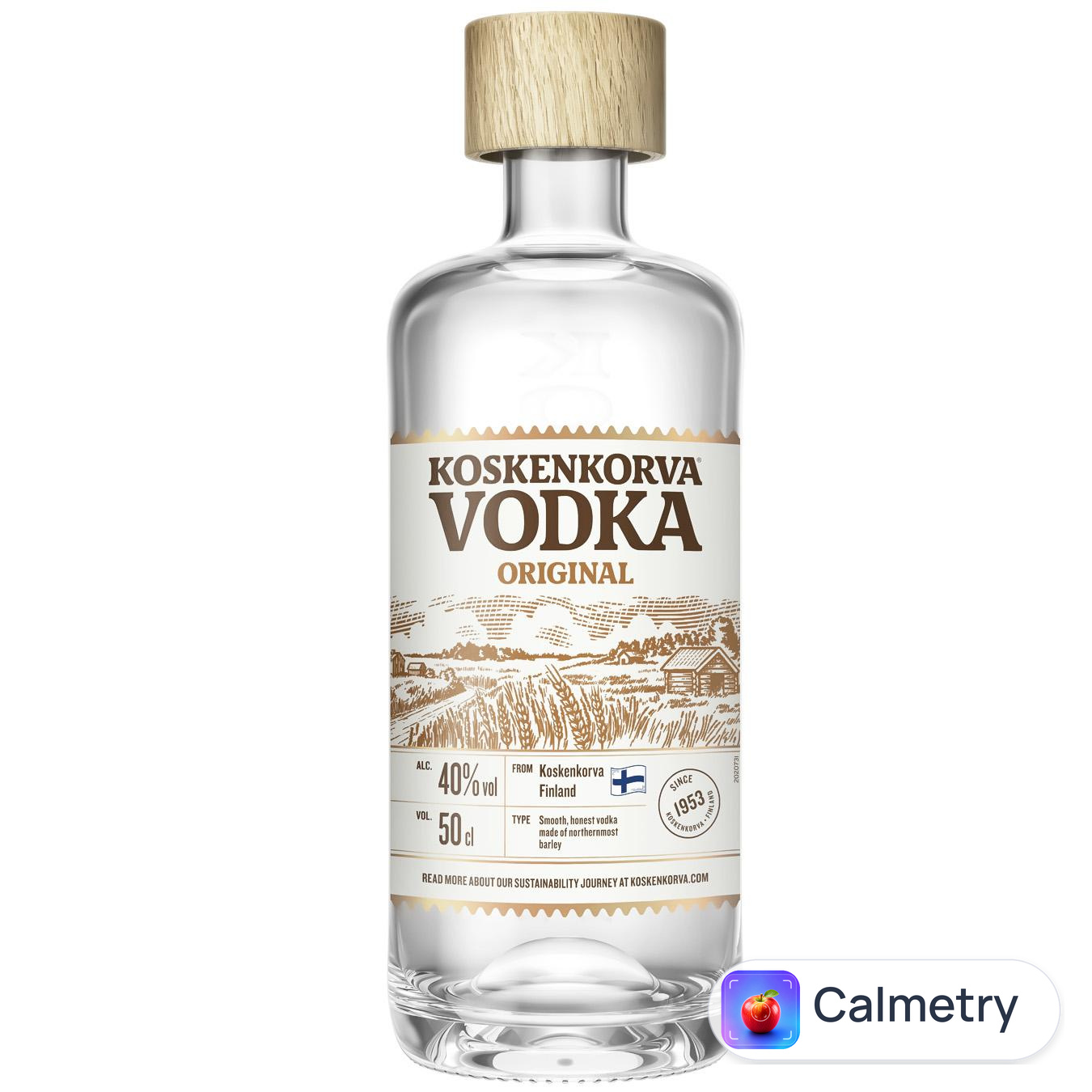 Горілка Koskenkorva Original 40% 0,5л — фото продукту