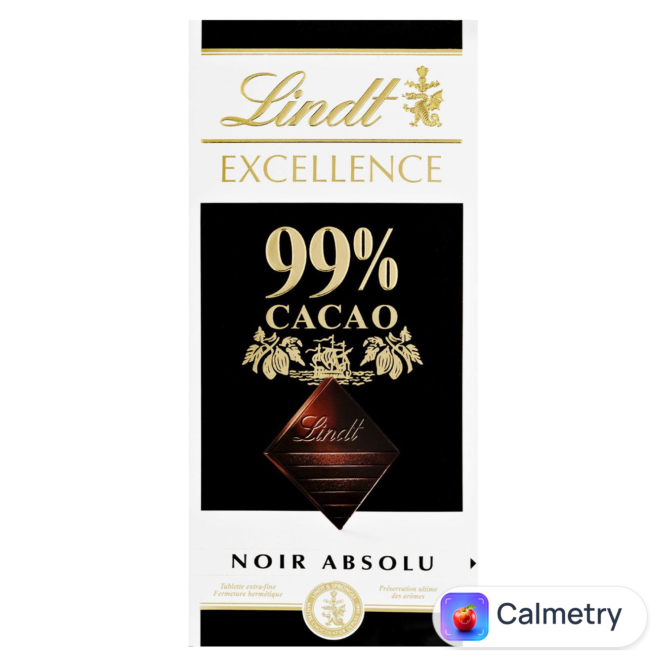 Шоколад чорний Lindt Excellence 99% 50г — фото продукту