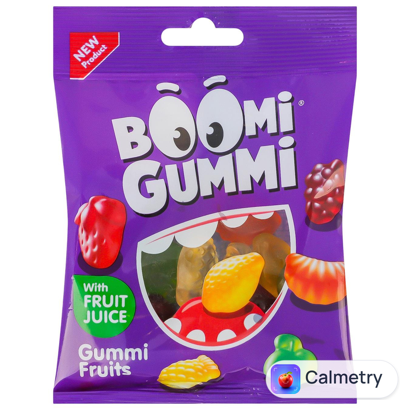 Цукерки Boomi Gummi Fruits желейні 70г — фото продукту