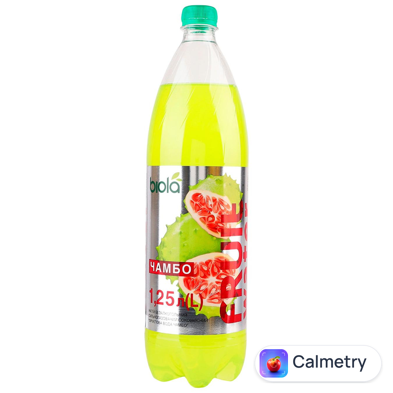 Напій газований Biola Fruit Water Чамбо 1,25л — фото продукту