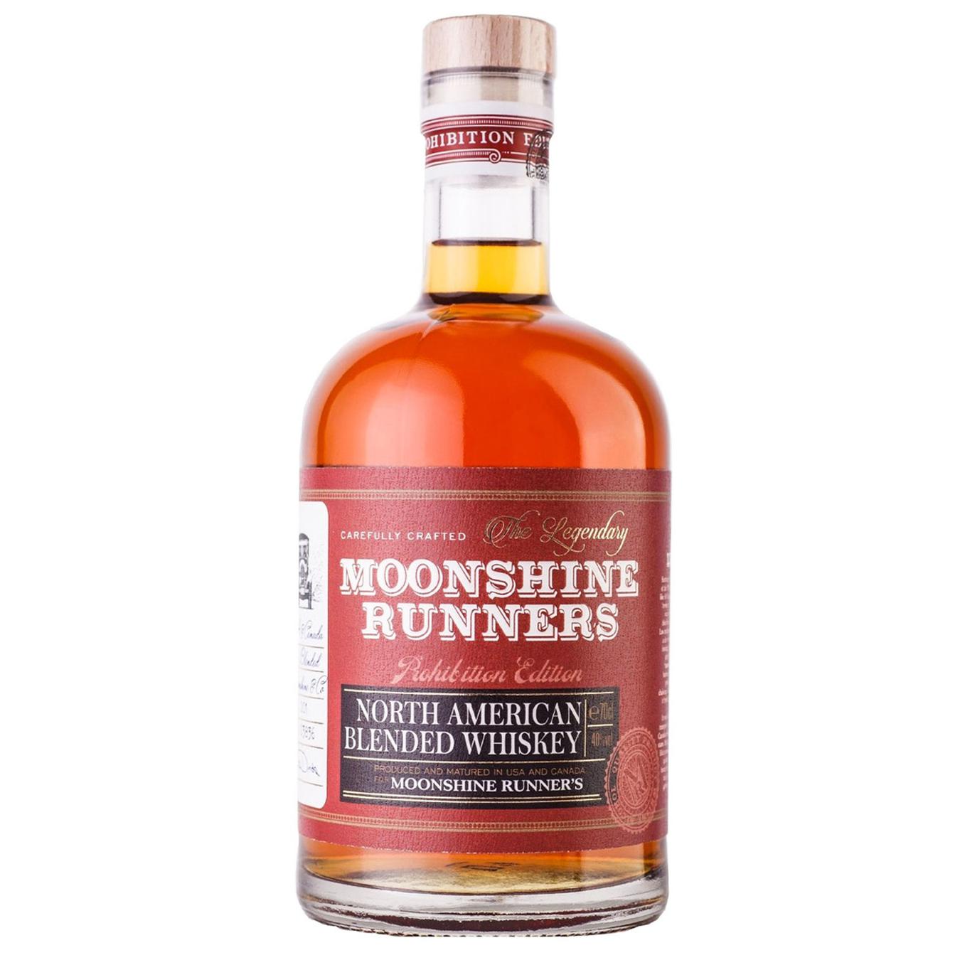 Віскі Moonshine Runners Blended American 40% 0,7л — фото продукту