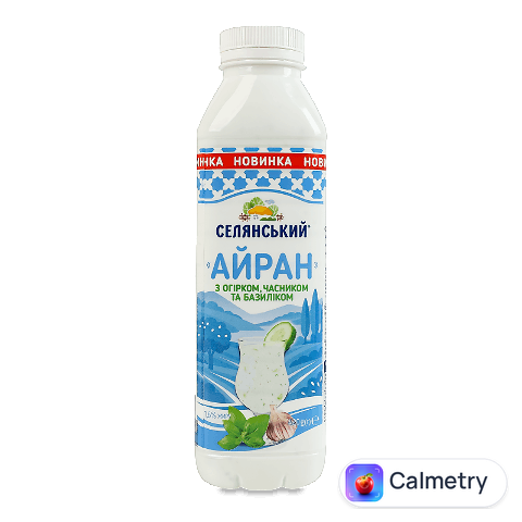 Айран Селянський огірок часник базилік 1,6%, 420г