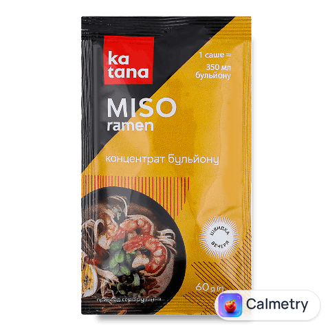 Концентрат бульйону Katana Miso ramen, 60г