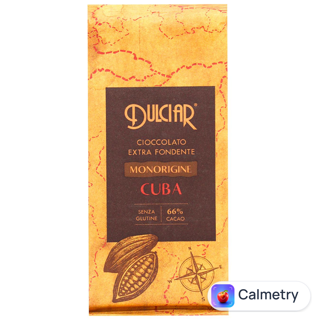 Шоколад чорний Dulciar Monorigine Cuba екстра 66% 80г