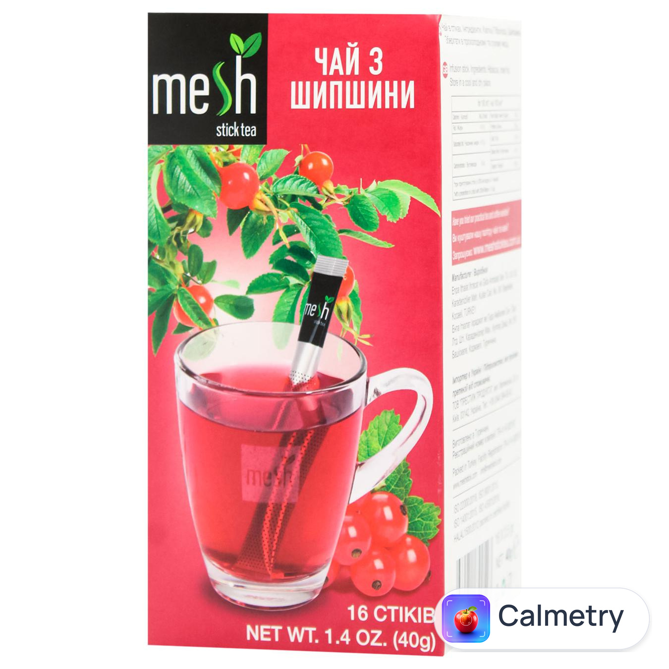 Чай фруктовий Mesh з шипшини 2,5г*16шт