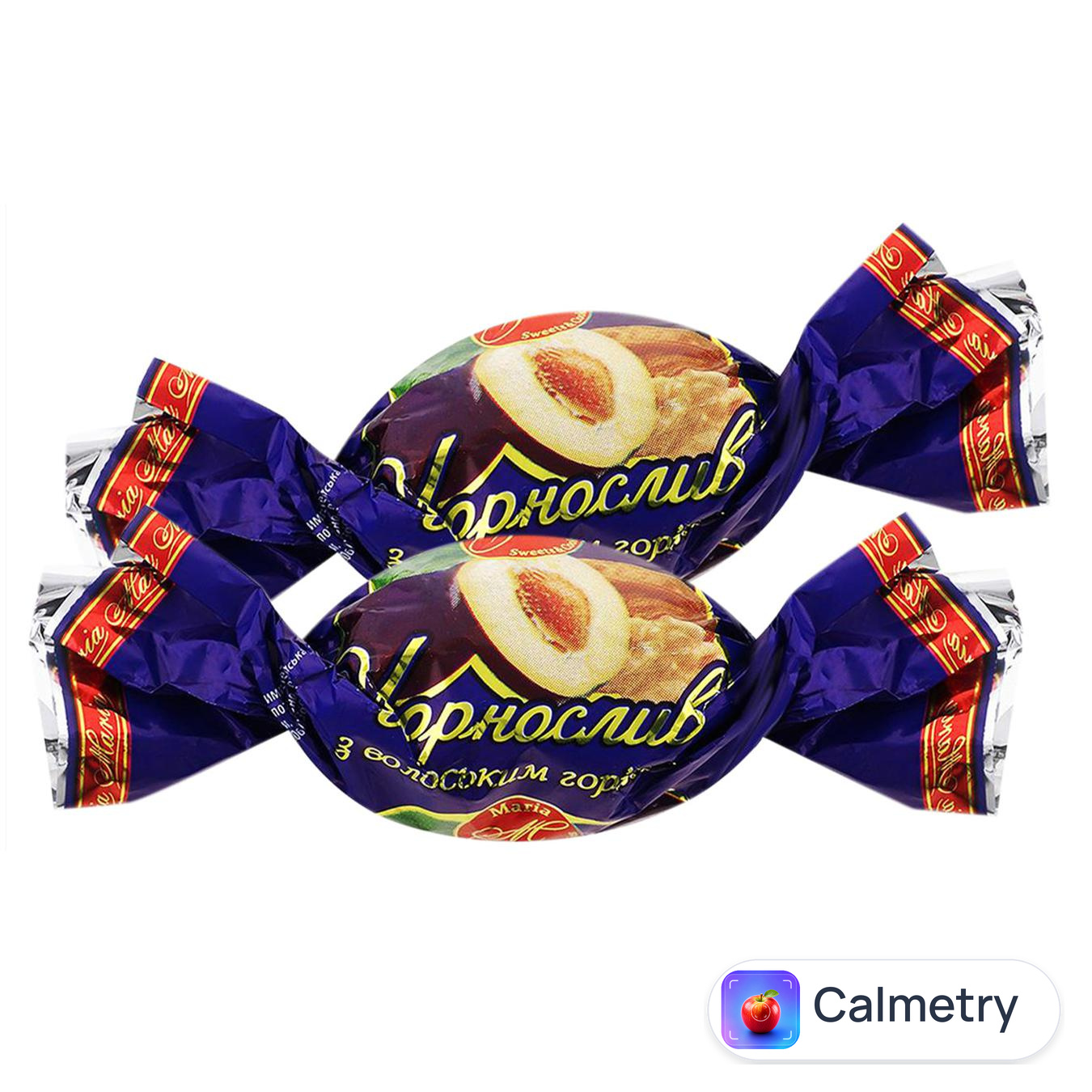 Цукерки Марія чорнослив з горіхом в глазурі