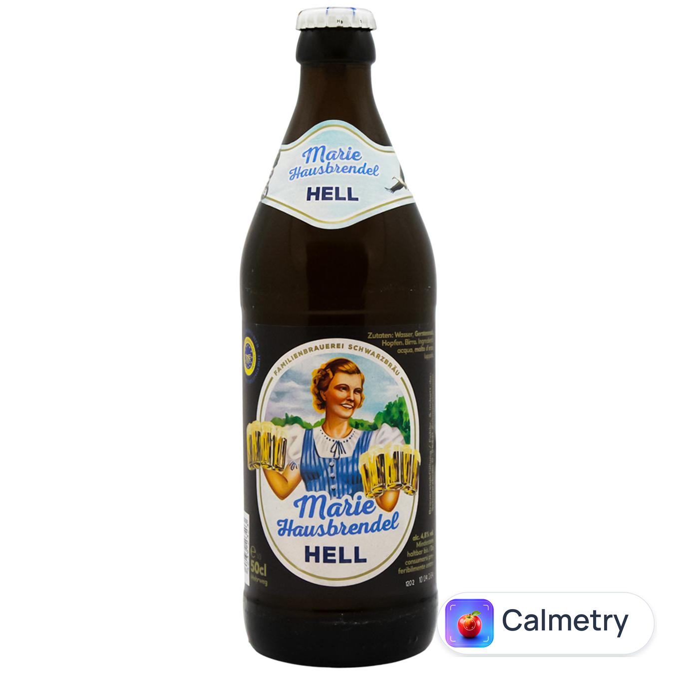 Пиво Schwarzbrau Marie Hausbrendel Hell світле фільтроване 4,8% 0,5л