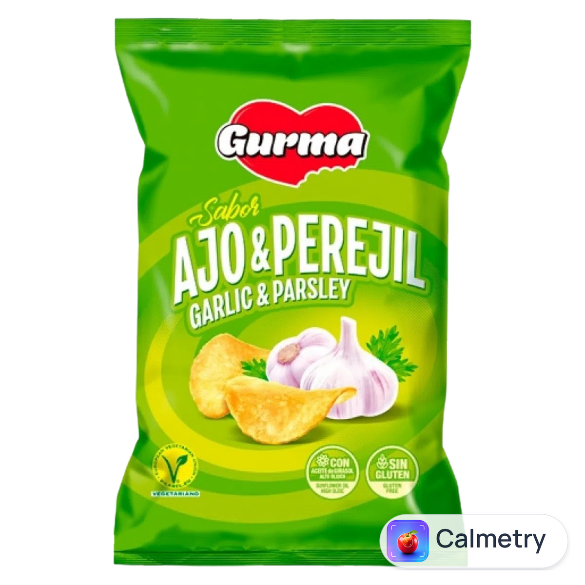 Чипси Gurma з часником і зеленню 110г