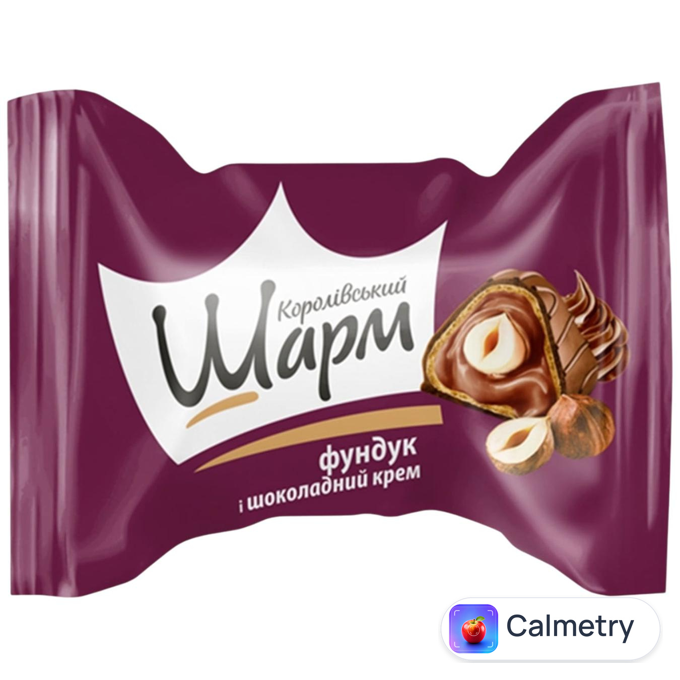 Цукерки АВК Королівський шарм шоколадні з цілим фундуком та шоколадним кремом