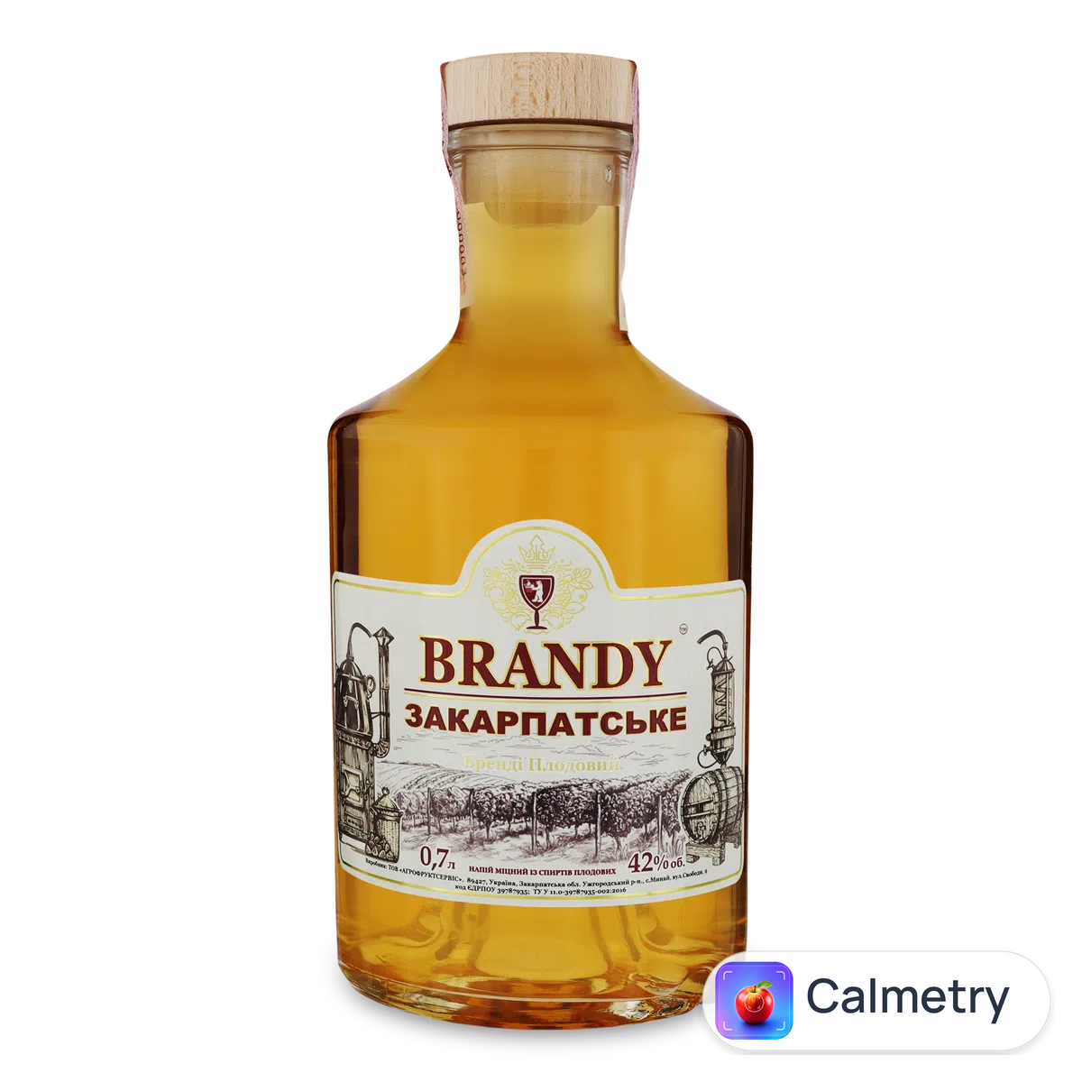 Бренді «Лавка традицій» Brandy «Закарпатське» плодовий 0,7л