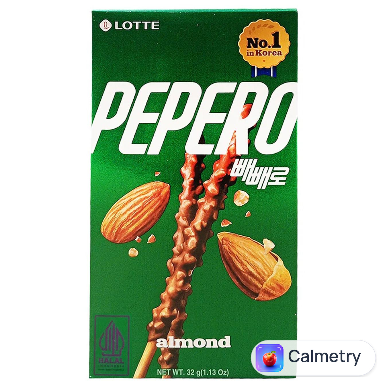 Соломка Lotte Almond Pepero з шоколадом та мигдалем 32г