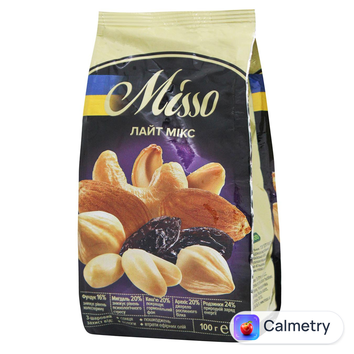Асорті фруктово-горіхове Misso Лайт мікс 100г — фото продукту
