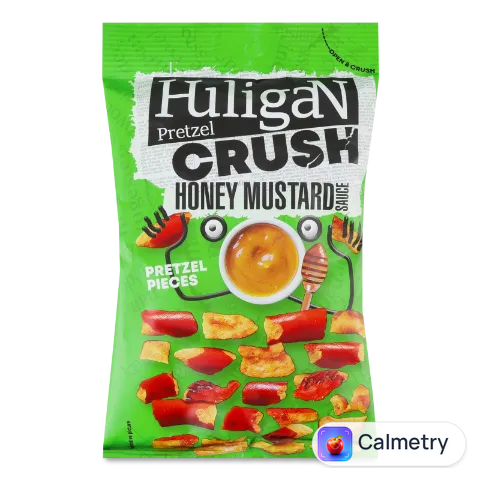 Крекер HuligaN шматочки кренделів зі смаком медово-гірчичного соусу