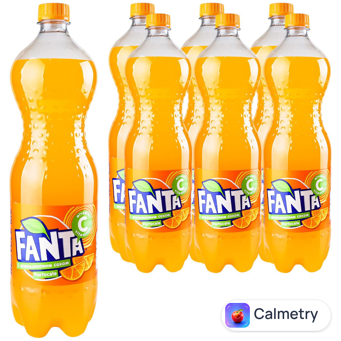 Напій газований Fanta Апельсин 1,25л 6шт