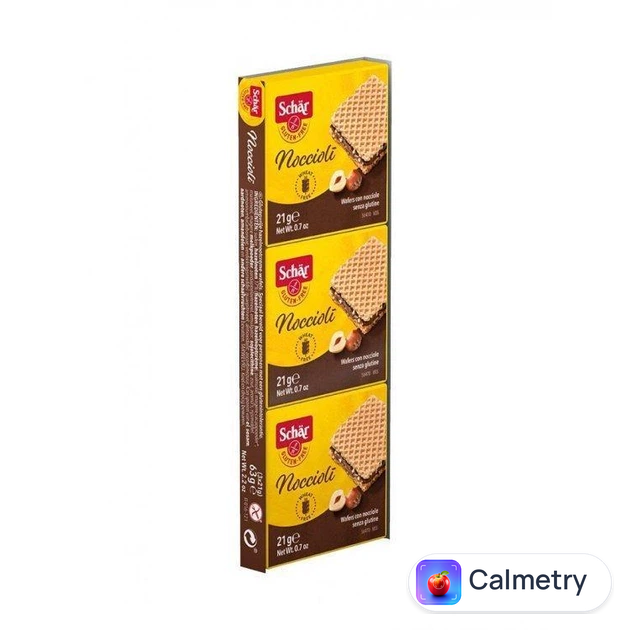 Вафлі без глютену з горіхами "Noccioli" Dr. Schar (3 шт. Х 21 г)