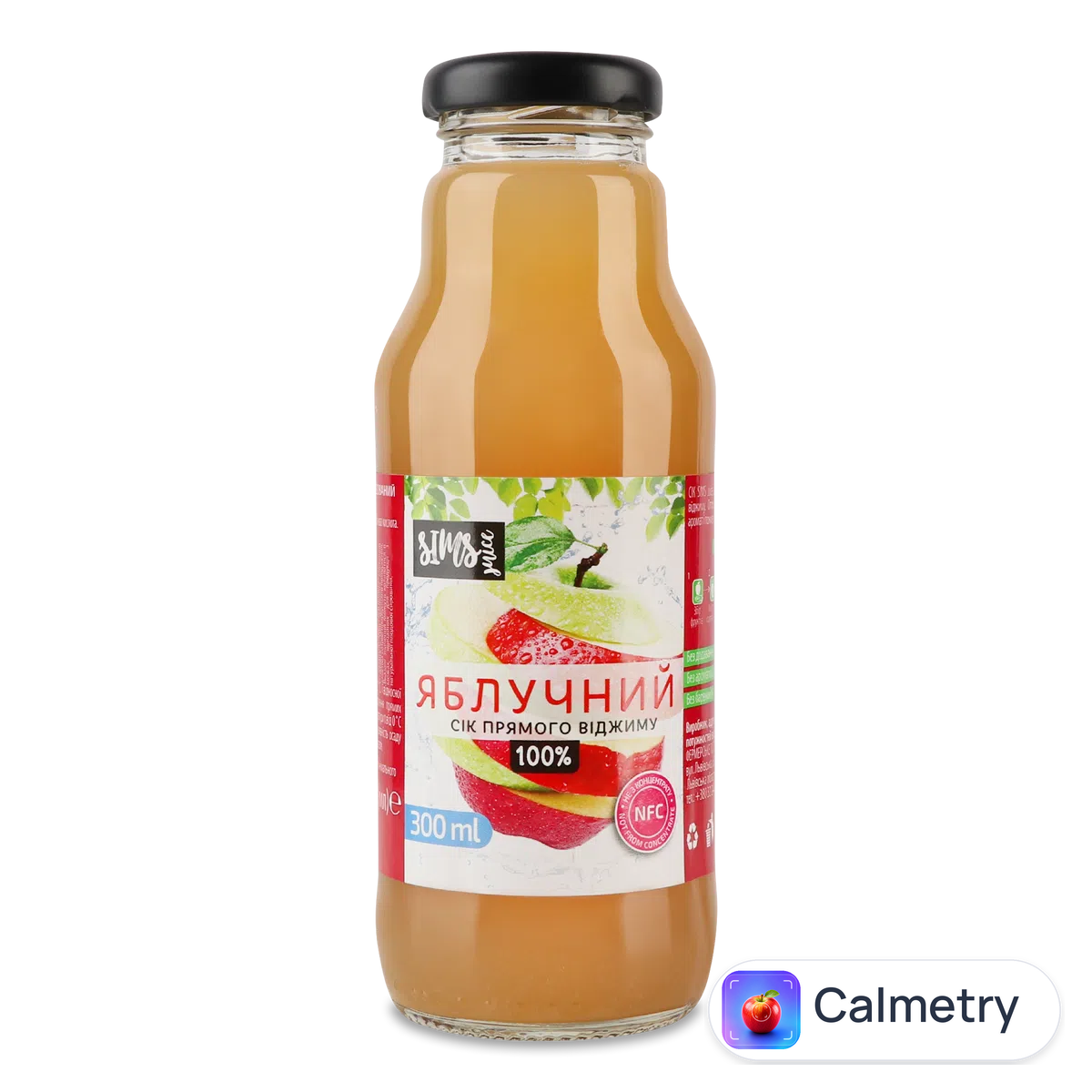 Сік Sims Juice яблучний 0,3л