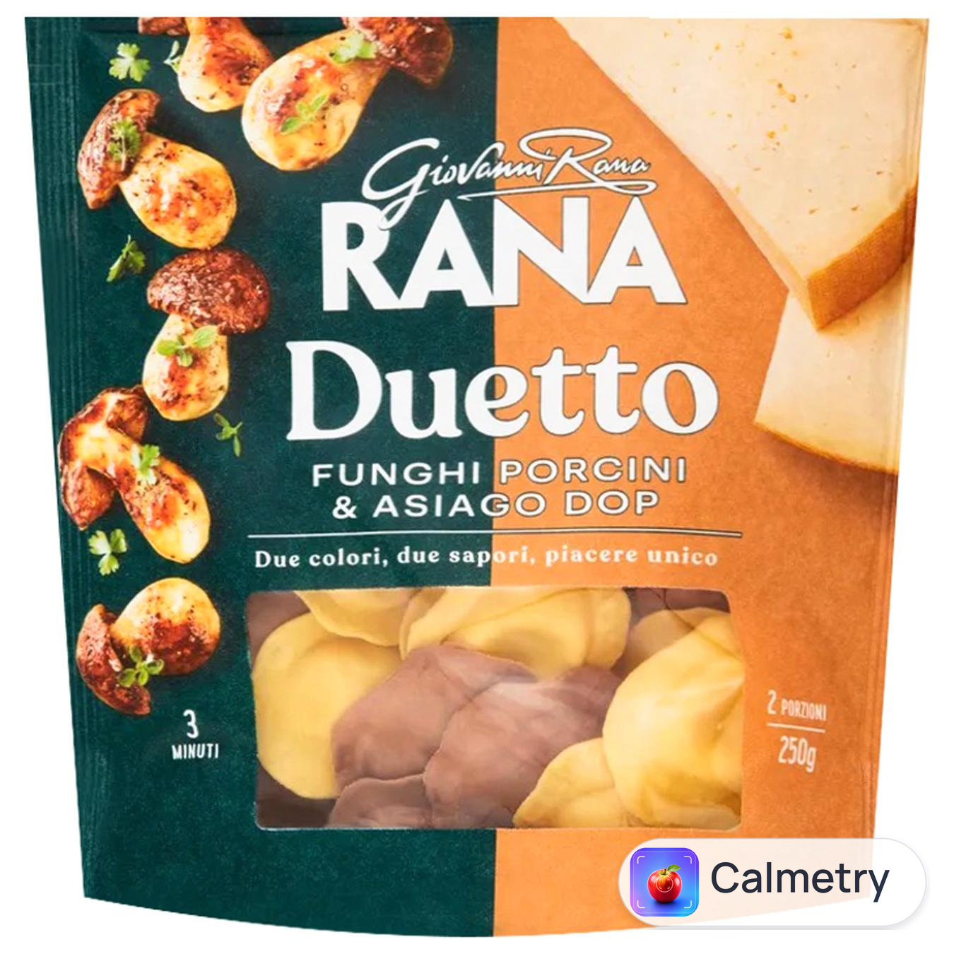Равіолі Giovanni Rana Duetto гриби та сир Асьяго 250г