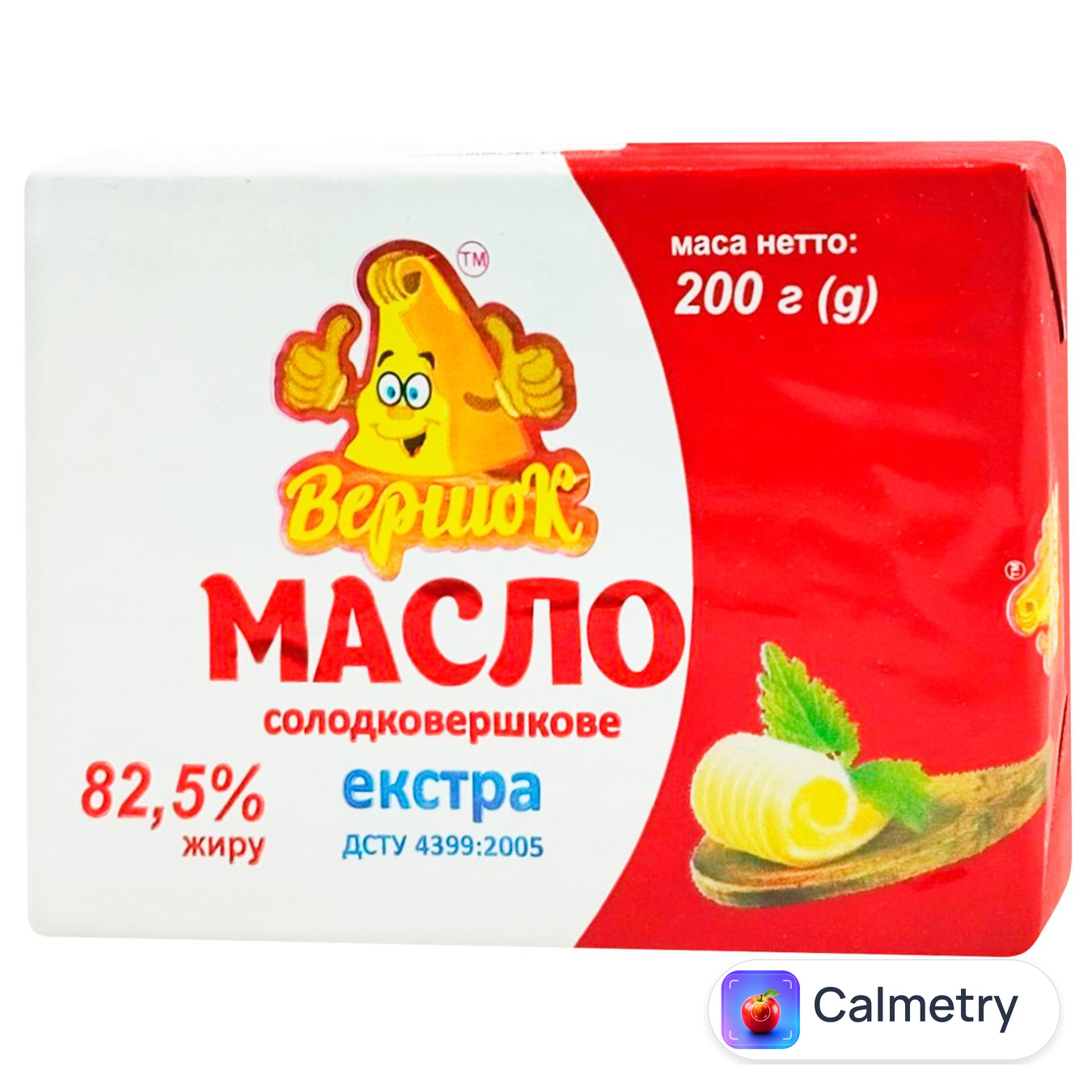 Масло Вершок Екстра солодковершкове 82,5% 200г