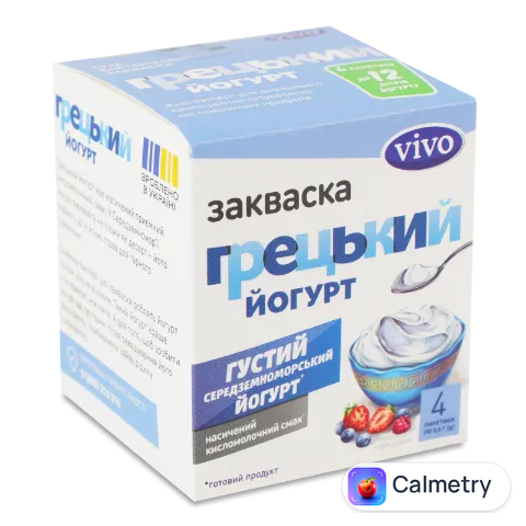 Закваска бактеріальна Vivo грецький йогурт