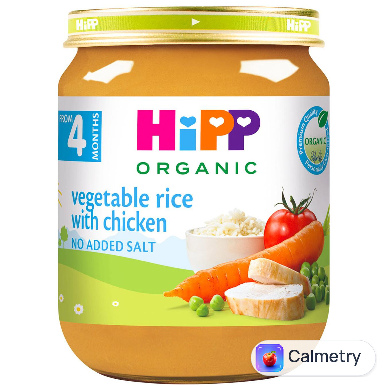 Рагу Hipp Organic Овочеве з рисом та куркою 125г — фото продукту