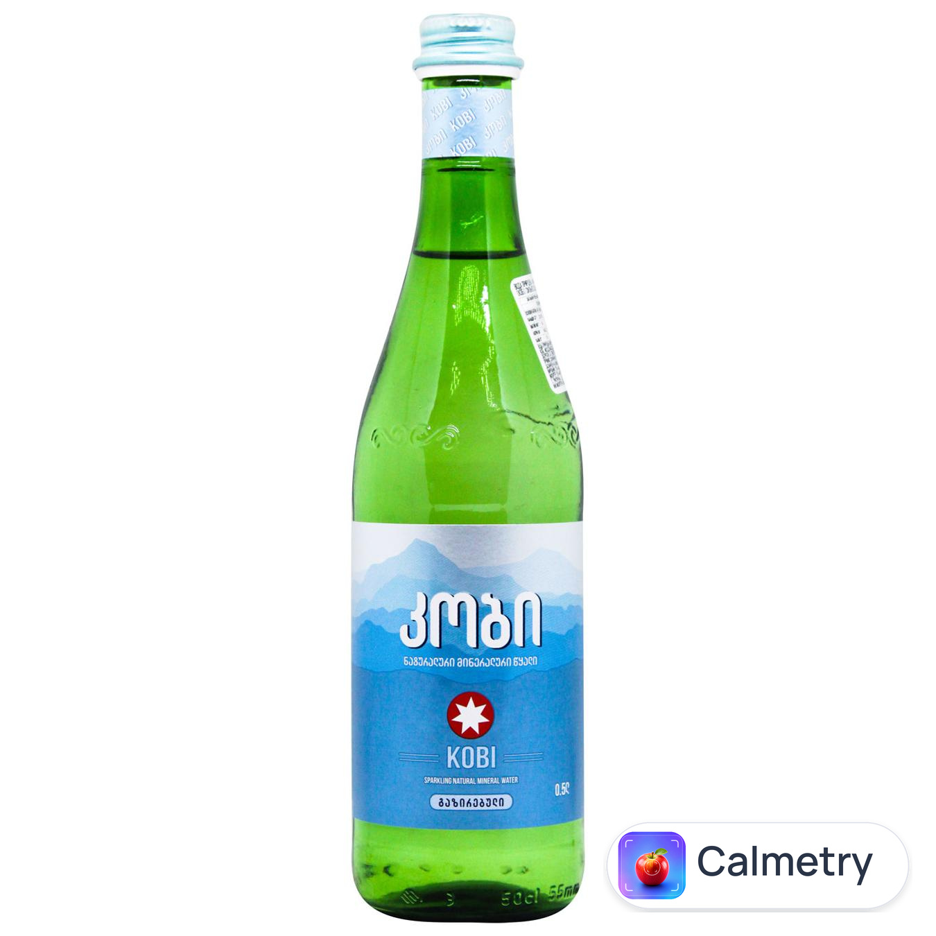 Вода мінеральна Kobi газована 0,5л — фото продукту
