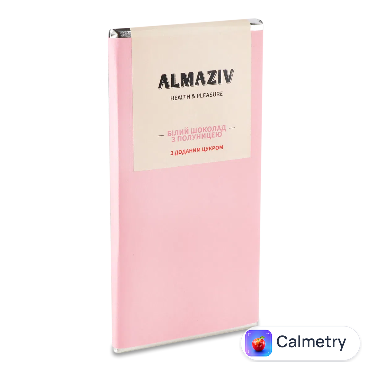 Шоколад білий Лавка традицій Almaziv з полуницею 80г