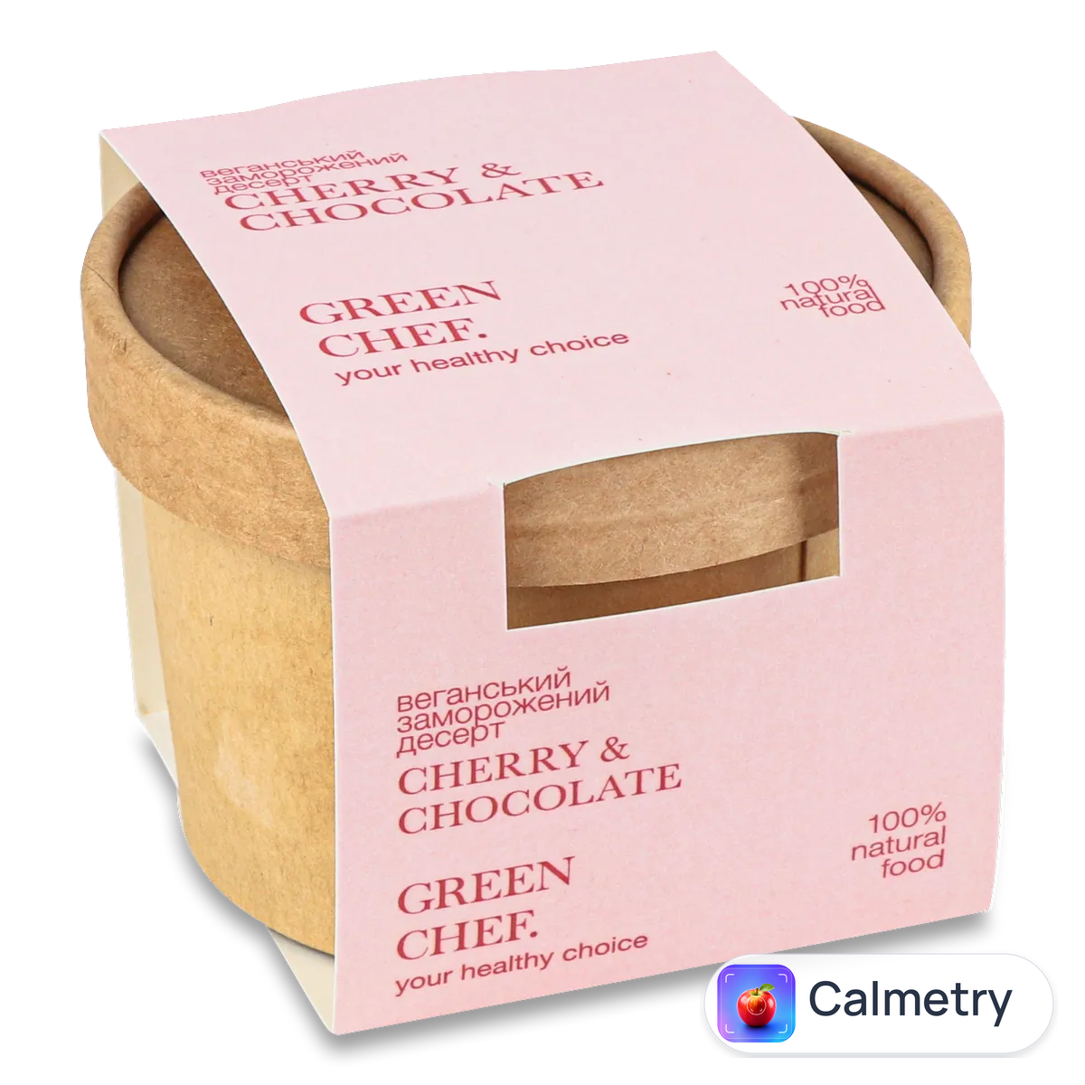 Десерт Green Chef Cherry&Chocolate веганський заморожений 100г