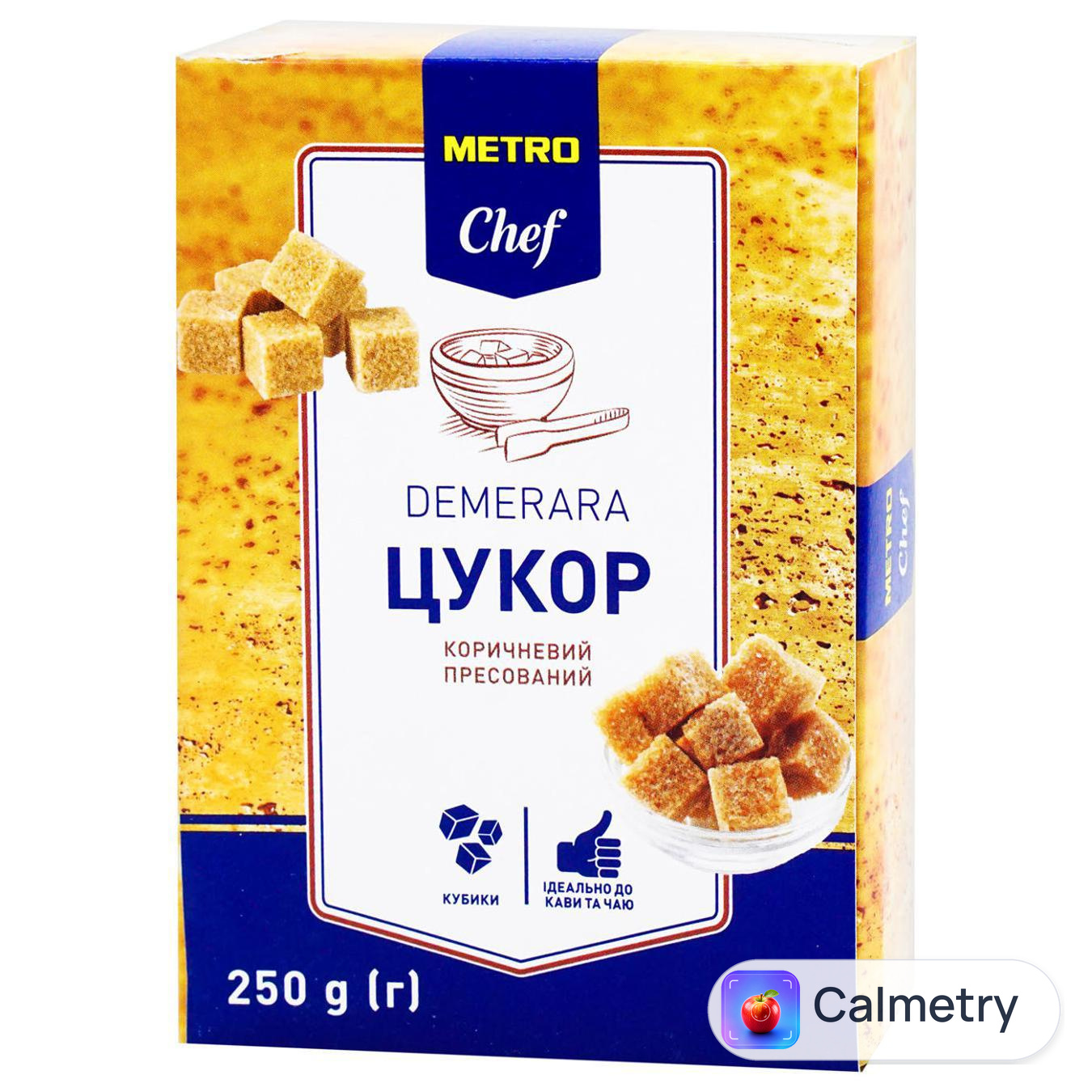 Цукор Metro Chef Тростинний прессований 250г