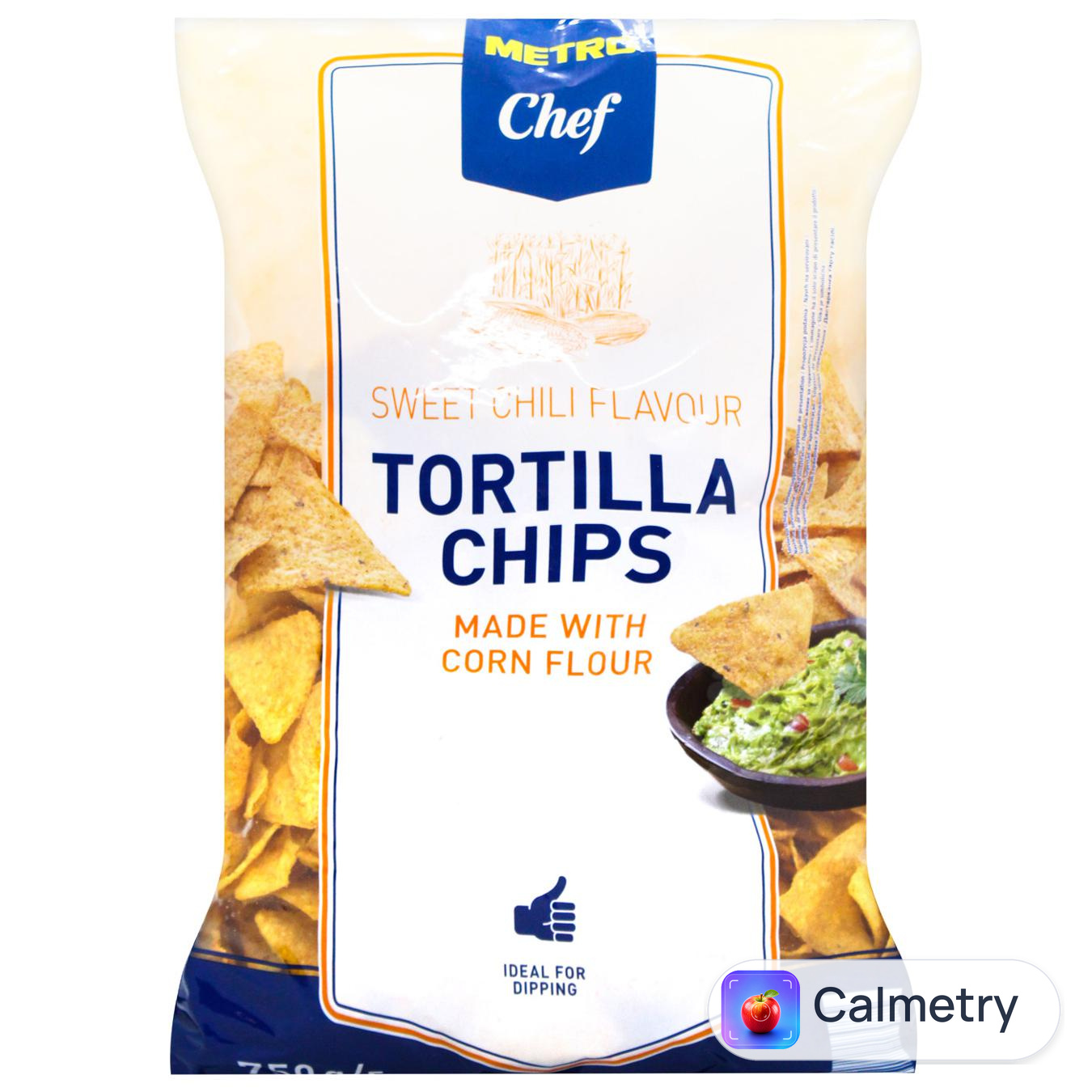 Чипси Metro Chef Tortilla кукурудзяні зі смаком чилі 750г